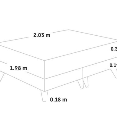 CAMA EUROPEA PARAÍSO ROYAL CLOUD KING CHOCOLATE + 2 ALMOHADAS VISCOELÁSTICAS - 6