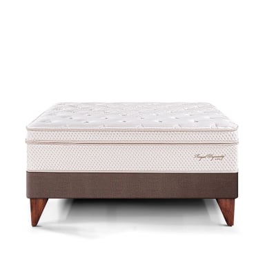 CAMA EUROPEA PARAÍSO ROYAL DYNASTY KING CHOCOLATE + 2 ALMOHADAS VISCOELÁSTICAS - 3
