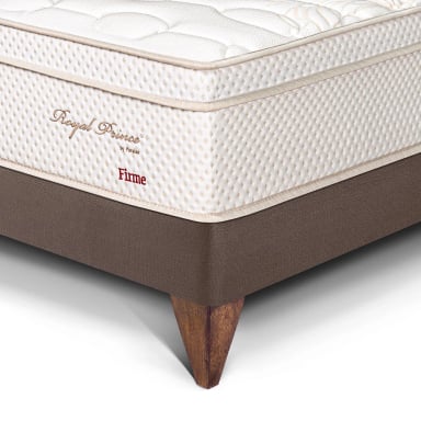 CAMA EUROPEA PARAÍSO ROYAL PRINCE KING CHOCOLATE + 2 ALMOHADAS VISCOELÁSTICAS - 2