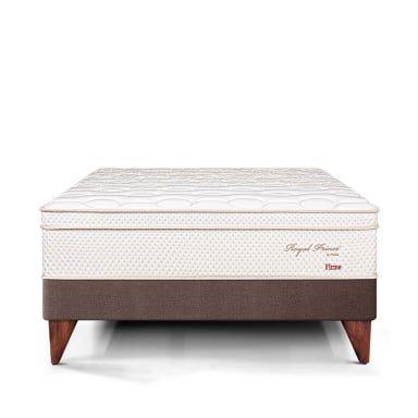 CAMA EUROPEA PARAÍSO ROYAL PRINCE KING CHOCOLATE + 2 ALMOHADAS VISCOELÁSTICAS - 3
