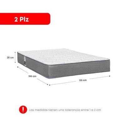 DORMITORIO AMERICANO FORLI POLARIS 2 PLAZAS + CABECERA + 2 ALMOHADAS + RECLINABLE FE - 8