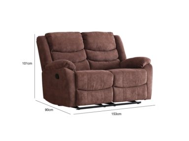 SILLÓN RECLINABLE RIPLEY HOME WOLF 2 CUERPOS MARRÓN - 3