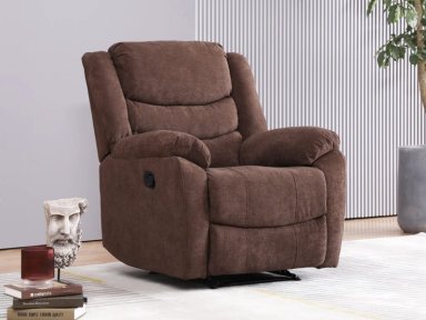 SILLÓN RECLINABLE RIPLEY HOME WOLF 1 CUERPO MARRÓN