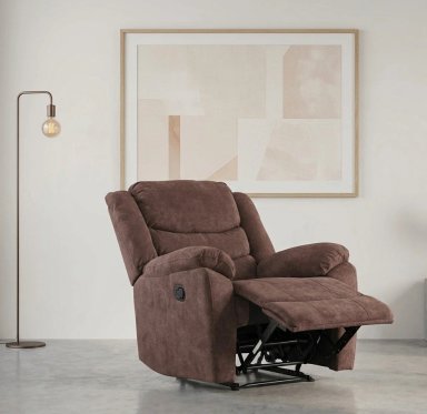 SILLÓN RECLINABLE RIPLEY HOME WOLF 1 CUERPO MARRÓN - 2