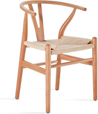 SILLA COMEDOR MAISON LINETT WISHBONE MADERA - 2