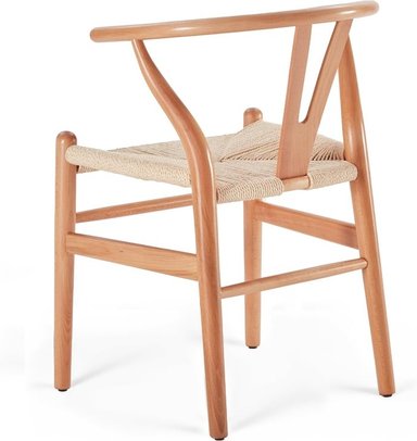SILLA COMEDOR MAISON LINETT WISHBONE MADERA - 3