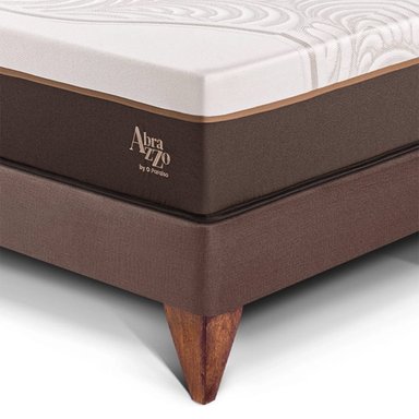 CAMA EUROPEA PARAÍSO ROYAL ABRAZZO KING CHOCOLATE + 2 ALMOHADAS VISCOELÁSTICAS - 2