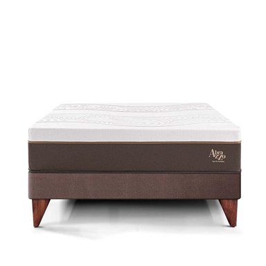 CAMA EUROPEA PARAÍSO ROYAL ABRAZZO KING CHOCOLATE + 2 ALMOHADAS VISCOELÁSTICAS - 3