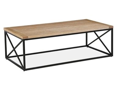 MESA CENTRO MAISON LINETT CORSICA MDF MADERA CLARA 140X70 CM - 2