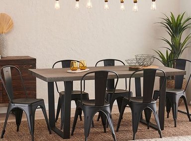 SILLA DE COMEDOR RIPLEY HOME TOLIX NEGRO - 6
