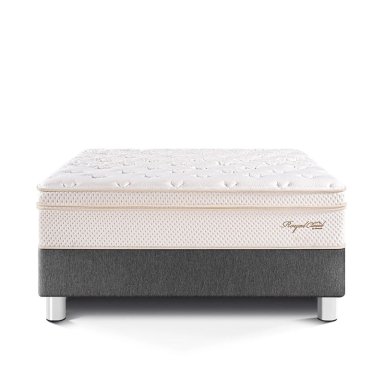CAMA PARAÍSO ROYAL CLOUD 2 PLAZAS GRIS + 2 ALMOHADAS VISCOELÁSTICAS - 3