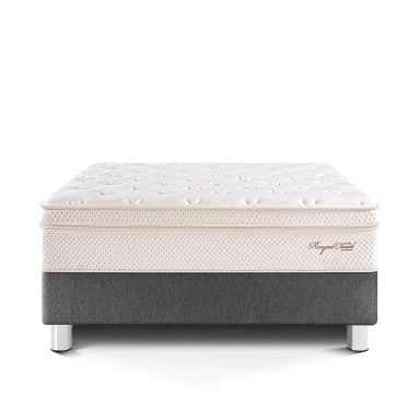 CAMA PARAÍSO ROYAL CLOUD KING GRIS + 2 ALMOHADAS VISCOELÁSTICAS - 3