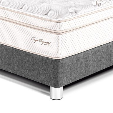 CAMA PARAÍSO ROYAL DYNASTY KING GRIS + 2 ALMOHADAS VISCOELÁSTICAS - 2