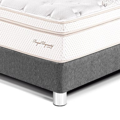 CAMA PARAÍSO ROYAL DYNASTY KING GRIS + 2 ALMOHADAS VISCOELÁSTICAS - 2
