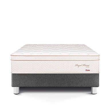 CAMA PARAÍSO ROYAL PRINCE 1.5 PLAZAS GRIS + 1 ALMOHADA VISCOELÁSTICA - 3