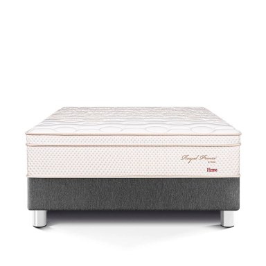 CAMA PARAÍSO ROYAL PRINCE KING GRIS + 2 ALMOHADAS VISCOELÁSTICAS - 3