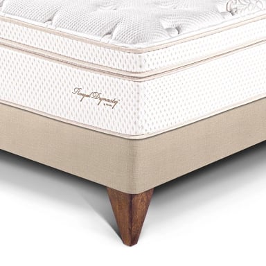 CAMA EUROPEA PARAÍSO ROYAL DYNASTY KING CHAMPAGNE + 2 ALMOHADAS VISCOELÁSTICAS - 2