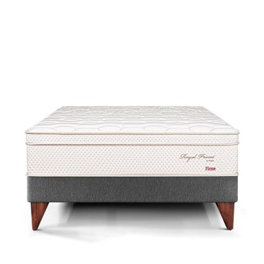 CAMA EUROPEA PARAÍSO ROYAL PRINCE KING GRIS + 2 ALMOHADAS VISCOELÁSTICAS - 3