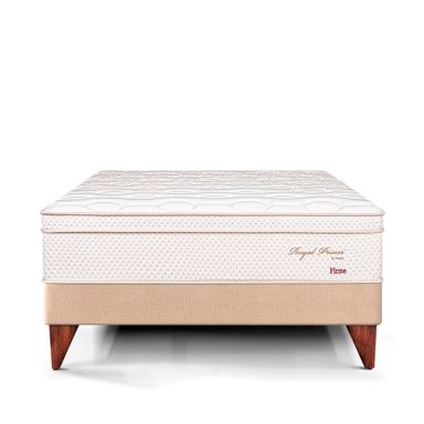 CAMA EUROPEA PARAÍSO ROYAL PRINCE KING CHAMPAGNE + 2 ALMOHADAS VISCOELÁSTICAS - 3