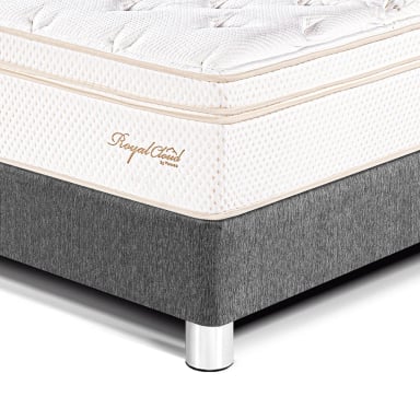 DORMITORIO PARAÍSO ROYAL CLOUD 1.5 PLAZAS GRIS + 1 ALMOHADA VISCOELÁSTICA - 2