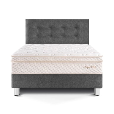 DORMITORIO PARAÍSO ROYAL CLOUD 1.5 PLAZAS GRIS + 1 ALMOHADA VISCOELÁSTICA - 3