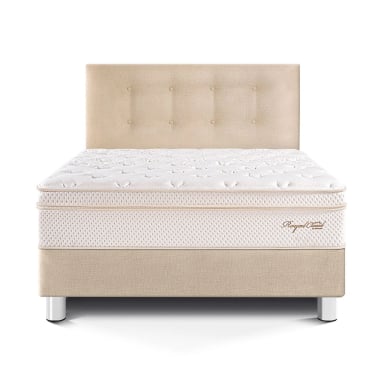 DORMITORIO PARAÍSO ROYAL CLOUD 1.5 PLAZAS CHAMPAGNE + 1 ALMOHADA VISCOELÁSTICA - 3
