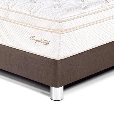 DORMITORIO PARAÍSO ROYAL CLOUD QUEEN CHOCOLATE + 2 ALMOHADAS VISCOELÁSTICAS - 2