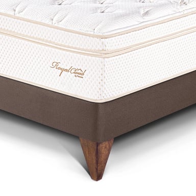 DORMITORIO EUROPEO PARAÍSO ROYAL CLOUD KING CHOCOLATE + 2 ALMOHADAS VISCOELÁSTICAS - 2