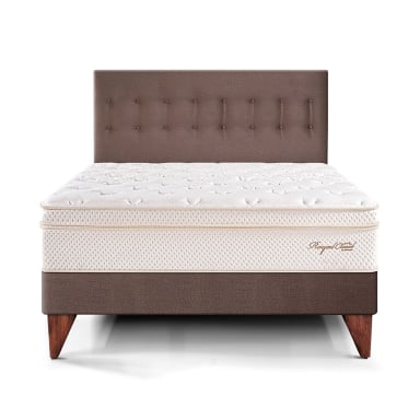 DORMITORIO EUROPEO PARAÍSO ROYAL CLOUD KING CHOCOLATE + 2 ALMOHADAS VISCOELÁSTICAS - 3