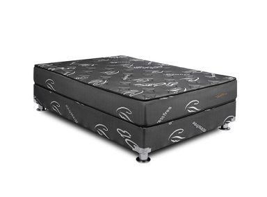 CAMA AMERICANA EL CISNE POCKET BLACK DE 1.5 PLAZAS - 2