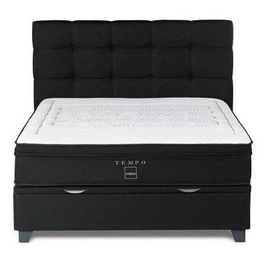 DORMITORIO BOXET ROSEN TEMPO 2 PLAZAS ISSEY GRAFITO - 3