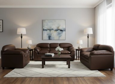 JUEGO DE SALA RIPLEY HOME NEW ROSBERG 3-2-1 CUERPOS