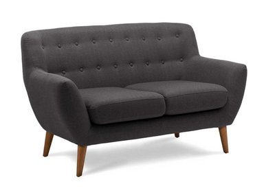 SOFÁ ROSEN RAFAELLA CHARCOAL 2 CUERPOS