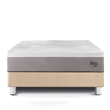 CAMA PARAÍSO BALANZZE BIPANEL KING CHAMPAGNE + 2 ALMOHADAS VISCOELÁSTICAS - 3