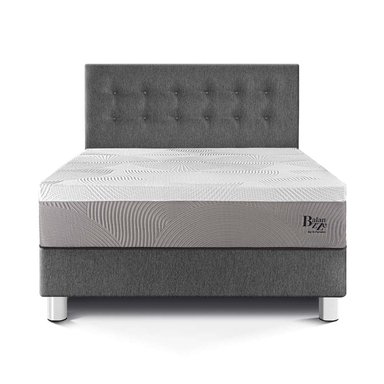DORMITORIO PARAÍSO BALANZZE QUEEN GRIS BIPANEL + 2 ALMOHADAS VISCOELÁSTICAS - 3