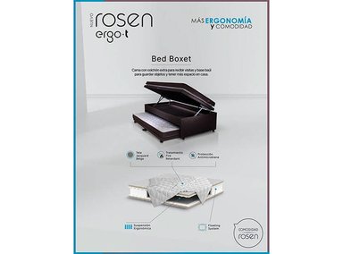 DORMITORIO BED BOXET ROSEN ERGO T NEW FERRARA 1.5 PLAZAS - 10