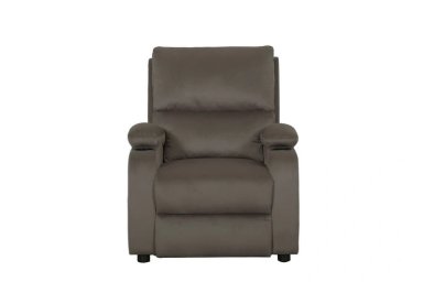 SILLÓN RECLINABLE RIPLEY HOME CHAMPION CON POSAVASOS 1 CUERPO TAUPE - 2