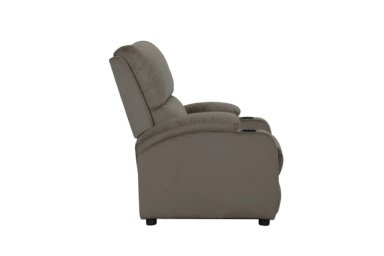 SILLÓN RECLINABLE RIPLEY HOME CHAMPION CON POSAVASOS 1 CUERPO TAUPE - 6