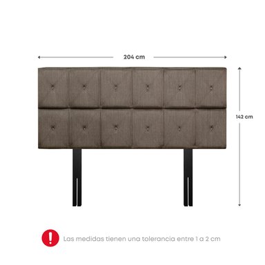 DORMITORIO AMERICANO FORLI SIRIUS KING + VELADOR REPISA FASHION - 6