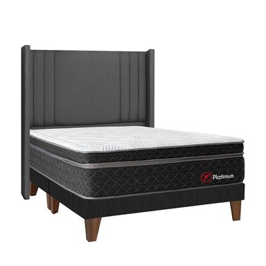 DORMITORIO EUROPEO FORLI PLATINIUM CAB DE LUXE KING GRIS - 2