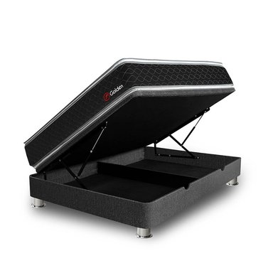 CAMA BOXET FORLI GOLDEN 2 PLAZAS GRIS - 2