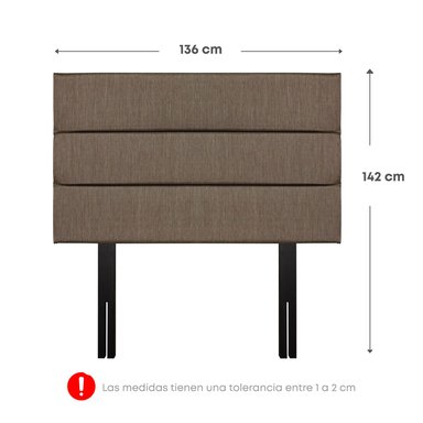 DORMITORIO AMERICANO FORLI SIRIUS 2 PLAZAS 4 CAJONES MARRON - 6