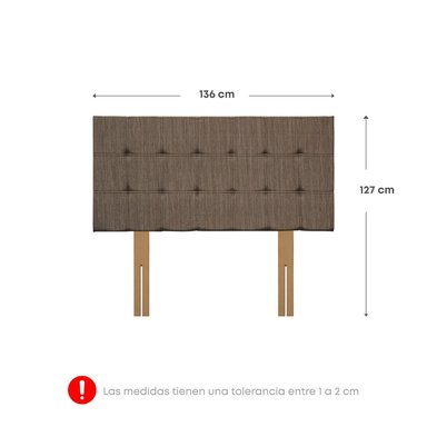 DORMITORIO AMERICANO FORLI BOREAL 2 PLAZAS + VELADOR - 6