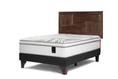 DORMITORIO EUROPEO ROSEN ART 4 2 PLAZAS DOLCE + 2 VELADORES + 2 ALMOHADAS MEMORY MAX - 3