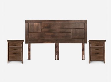 DORMITORIO EUROPEO ROSEN DRIVEN 2 PLAZAS DOLCE + 2 VELADORES - 2