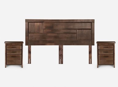 DORMITORIO EUROPEO ROSEN NEST KING DOLCE + 2 VELADORES - 4