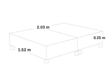 BOX TARIMA PREMIUM PARAÍSO QUEEN GRIS - 4