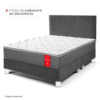 CABECERA PARAÍSO PREMIUM KING CHARCOAL - 4