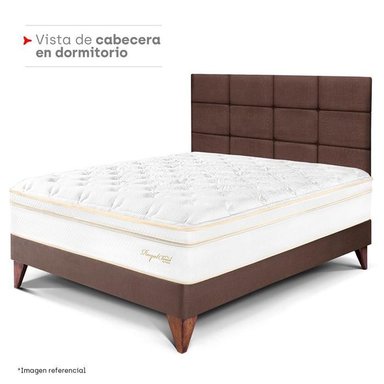 CABECERA PARAÍSO BLOCKS 2 PLAZAS CHOCOLATE - 4