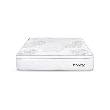 CAMA AMERICANA EL CISNE MAXIMA RESORTES 2 PLAZAS GRIS - 3